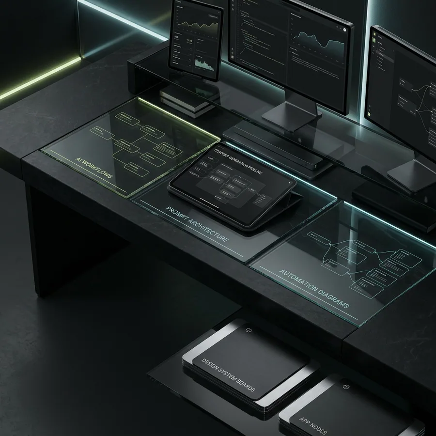 AI Workflows system visual