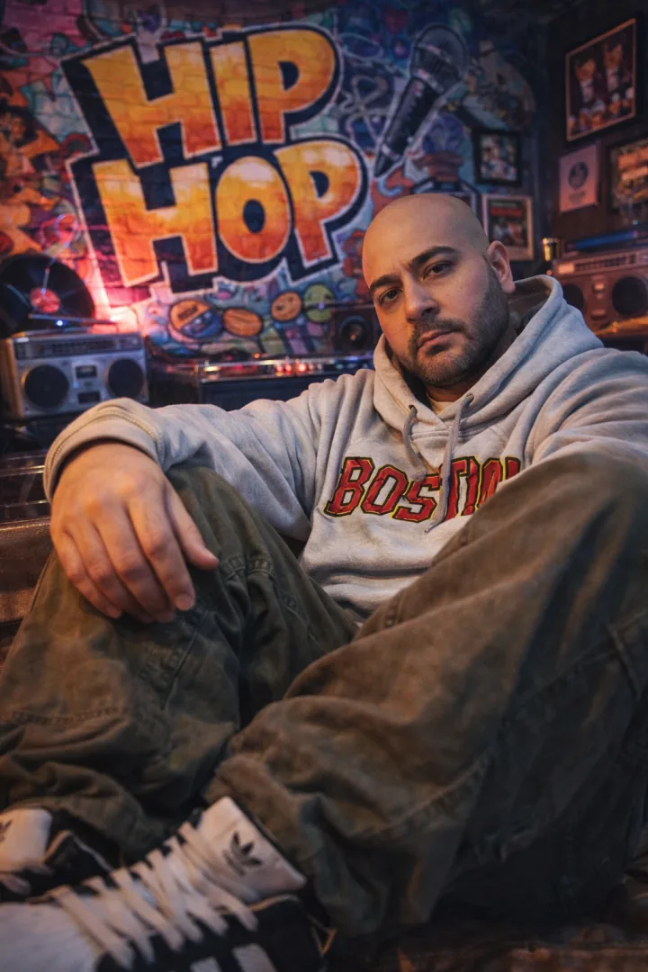 Hip-hop studio portrait