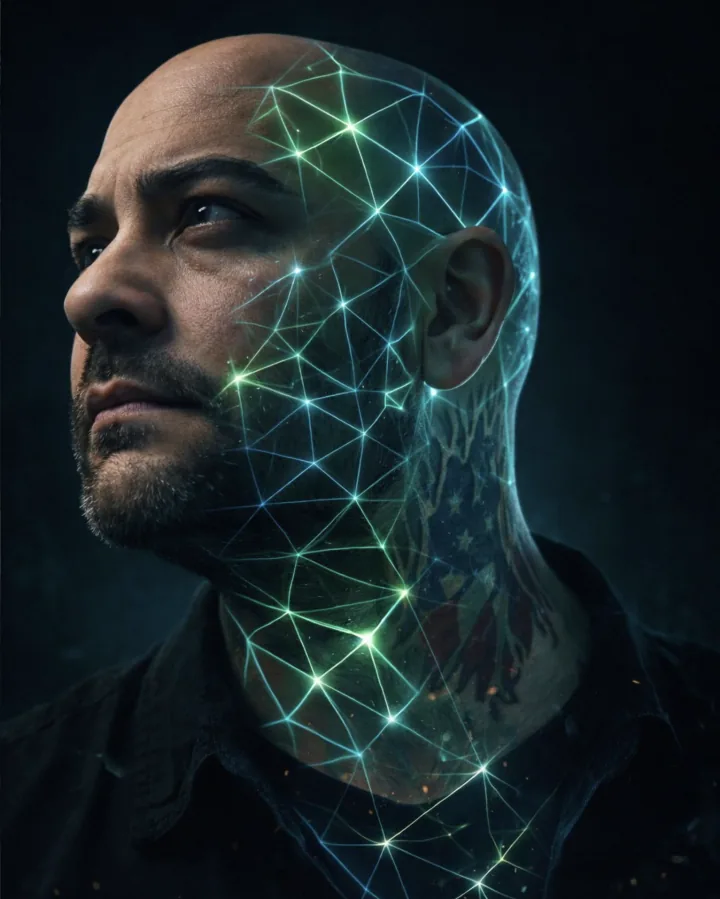 Network-light portrait study