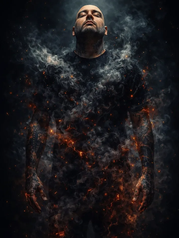 Smoke and ember body study